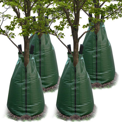 녹색 느린 방출 관개용 중량 25 갤런 100L PVC 나무 물 담낭