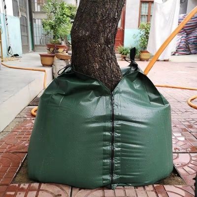 녹색 느린 방출 관개용 중량 25 갤런 100L PVC 나무 물 담낭
